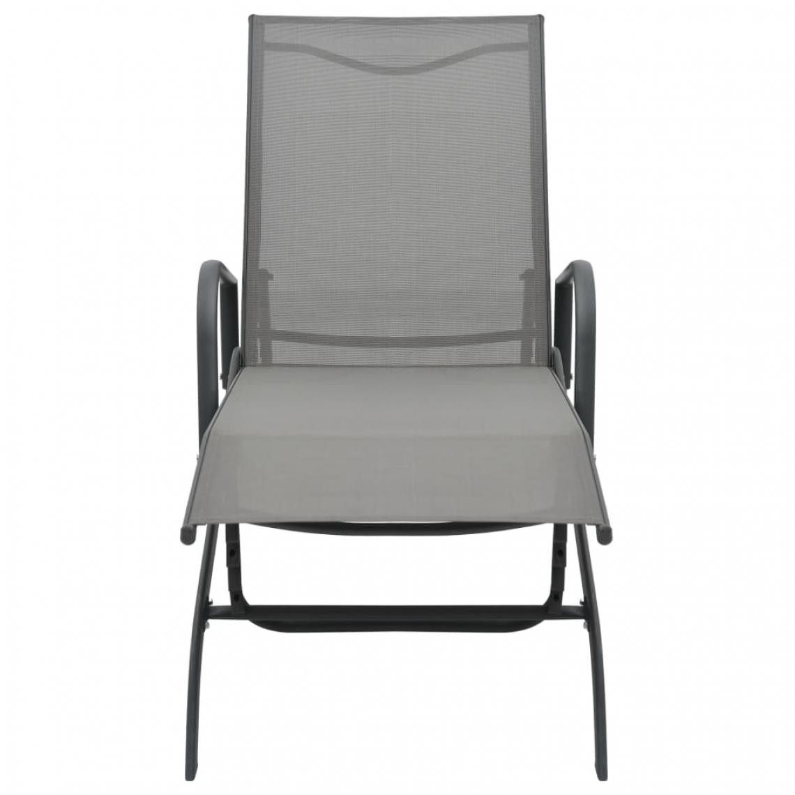 Icaverne - Icaverne - Bains de soleil reference Chaise longue Acier et textilène - Transats, chaises longues