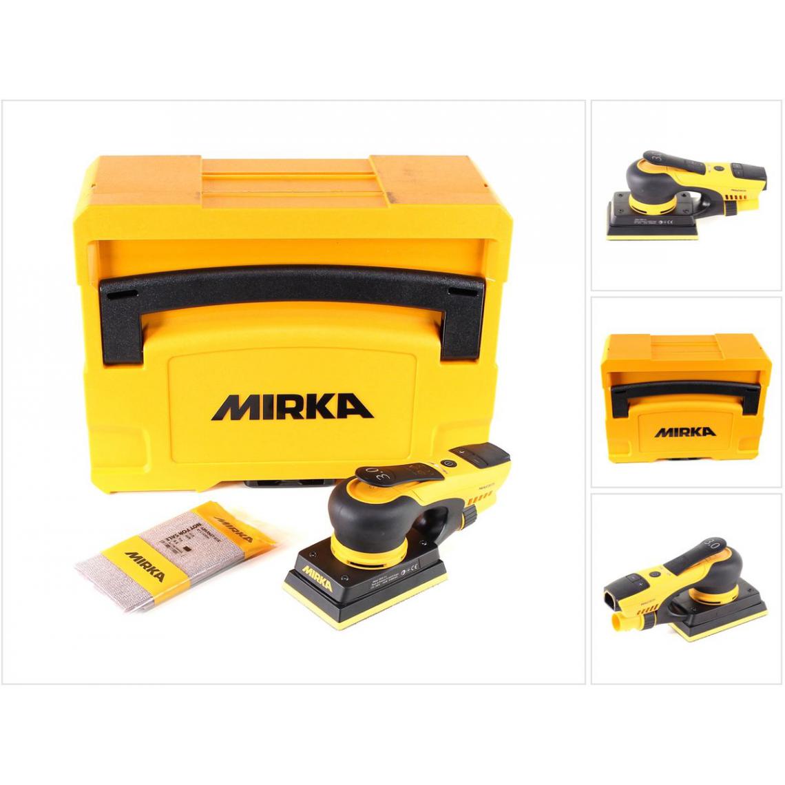 Mirka - Mirka DEOS 353 CV Ponceuse électrique rectangulaire 250W 3,0mm Hub Brushless + Coffret de transport ( MID3530201CA ) - Ponceuses vibrantes