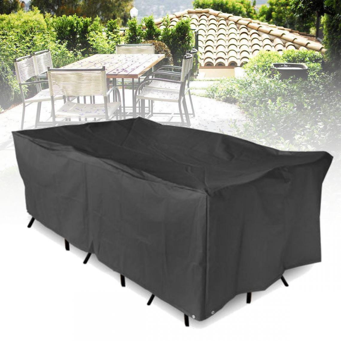 Justgreenbox - Chaise de table de patio de jardin de couverture imperméable de meubles d'extérieur, S - Chaises de jardin