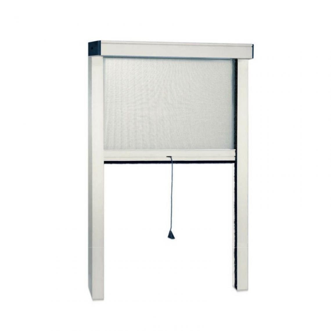 Webmarketpoint - Moustiquaire verticale pour fenêtre blanche cm 120 x 160 h - Moustiquaire Fenêtre