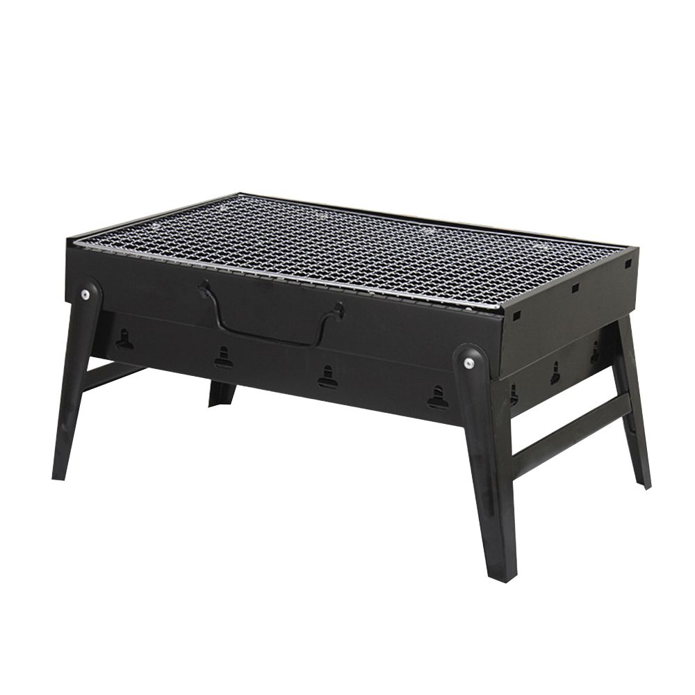 Uten - Uten Petit barbecue de table pliant au charbon 35 x 27 x 19.5 cm BBQ valise portable - Barbecues charbon de bois
