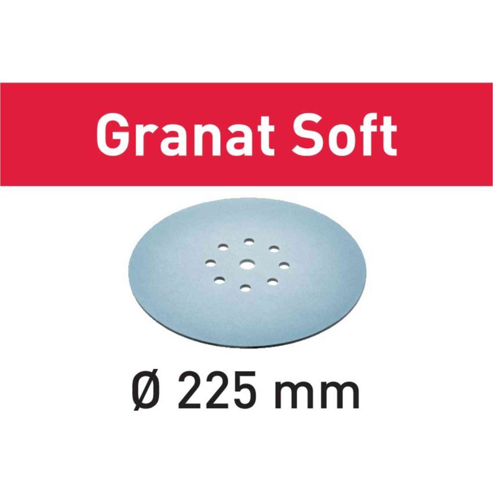 Festool - Abrasif STF D225 Granat Soft FESTOOL - grain 80 - 25 pièces - 204221 - Accessoires ponçage