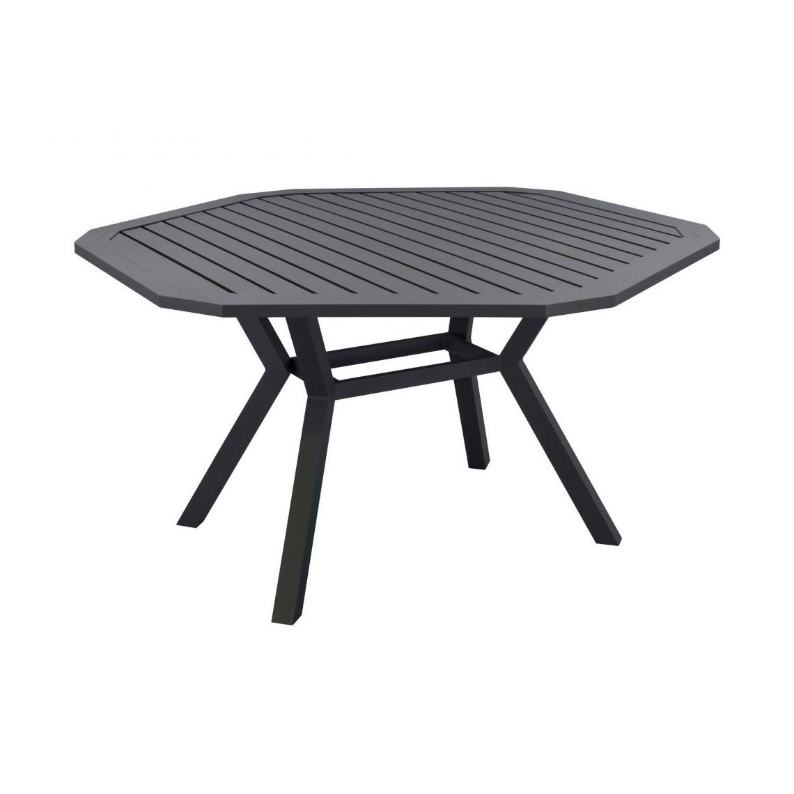 Hevea - Table de jardin en aluminium Ayma 150 cm - Tables de jardin