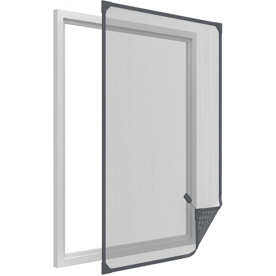 Easy Life - Moustiquaire avec cadre magnétique pour fenêtre 120x140 cm - Store compatible Velux