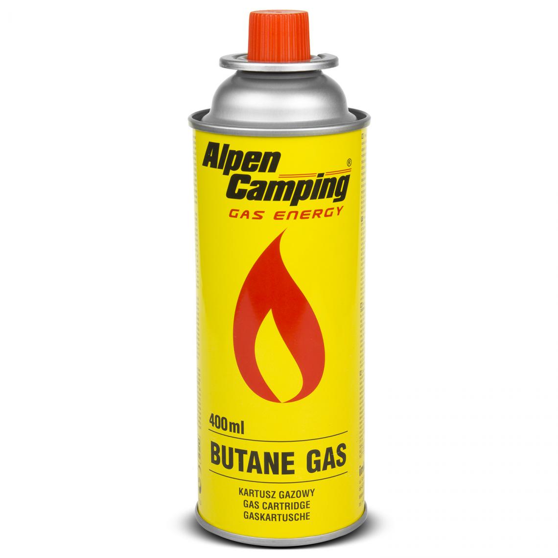 Sans Marque - Cartouche de gaz 400 ml Alpen Camping. certificat : Pi 0875, conforme EN417, isobutane - Accessoires barbecue
