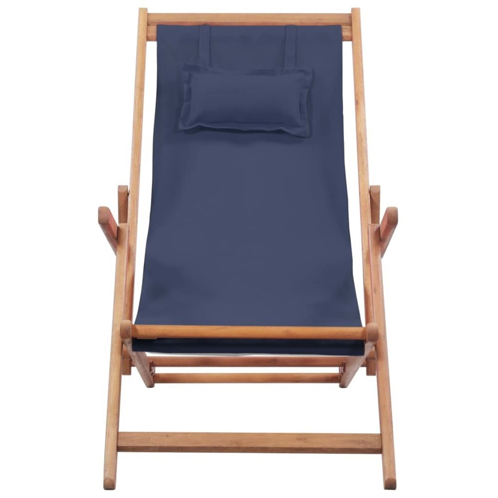 marque generique - Icaverne - Chaises d'extérieur categorie Chaise de plage pliante Tissu Bleu - Chaises de jardin