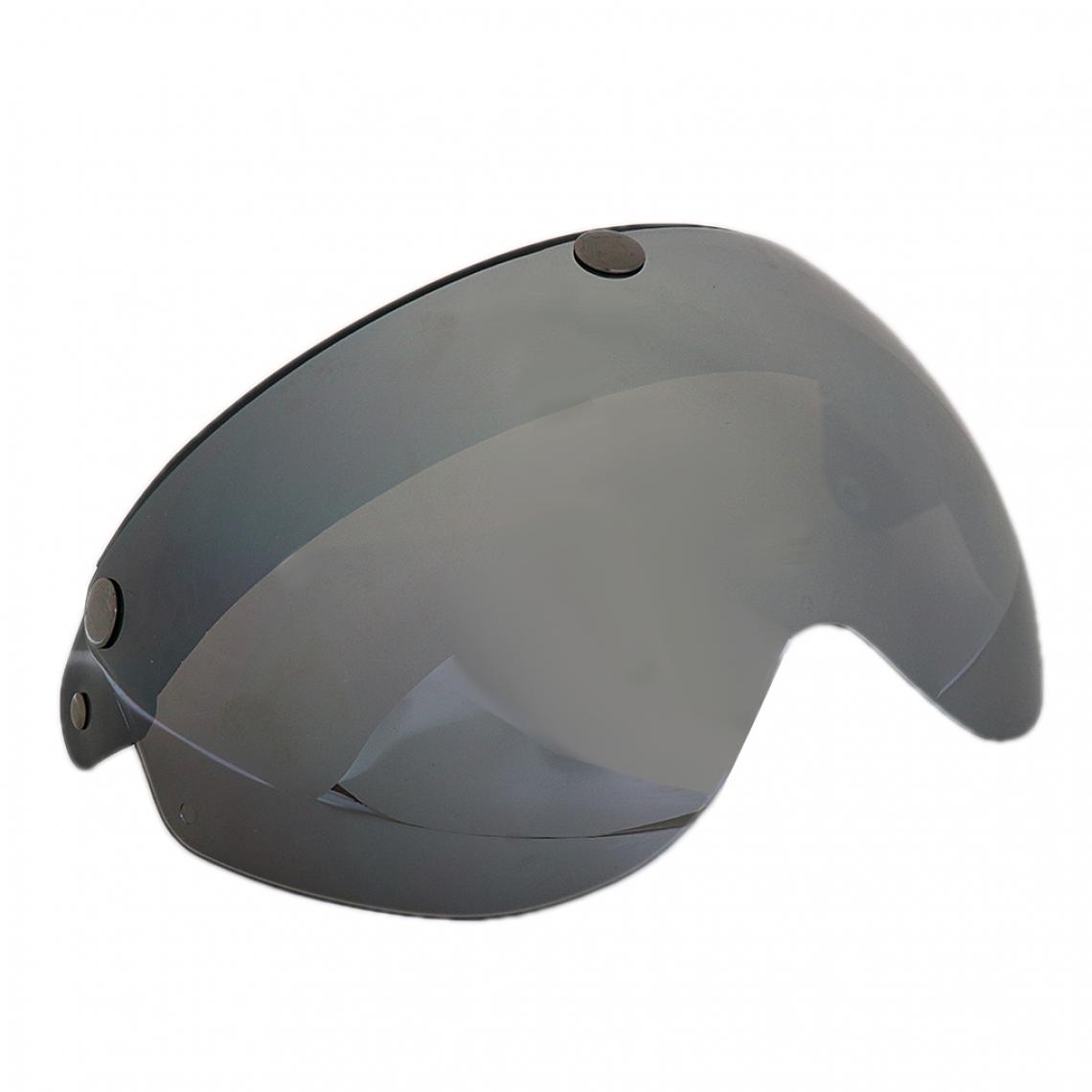 marque generique - Casque De Moto 3/4 Face 3 Snap Flip Up Visor Shield Avec Lens Brown - Marquise, auvent