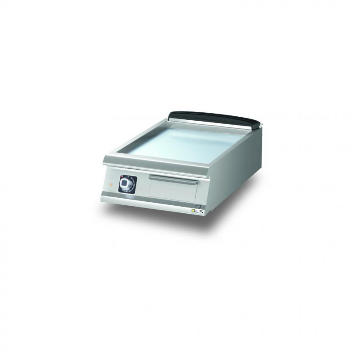 Materiel Chr Pro - Plancha Electrique Lisse Chromée Diamante 90 - 400 à 1200 mm - Olis - Chromé600 mm - Accessoires barbecue