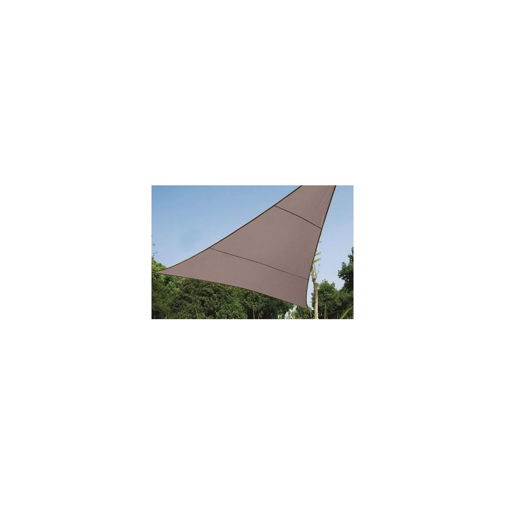 Velleman - Voile solaire triangulaire - 3.6 x 3.6 x 3.6m, couleur: Taupe - Ensembles canapés et fauteuils