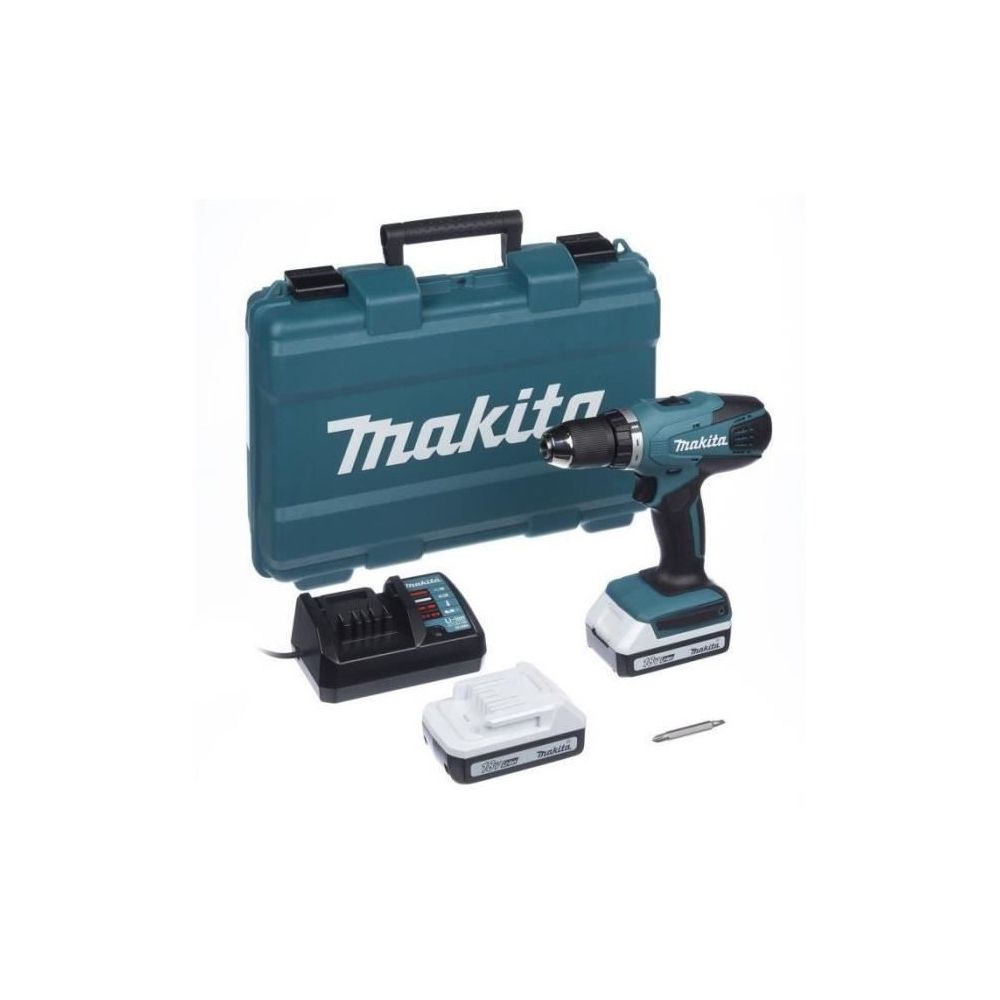 Makita - MAKITA DF457DWE - Perceuse / Visseuse 18V + 2 batteries 1.5 ah - Perceuses, visseuses sans fil