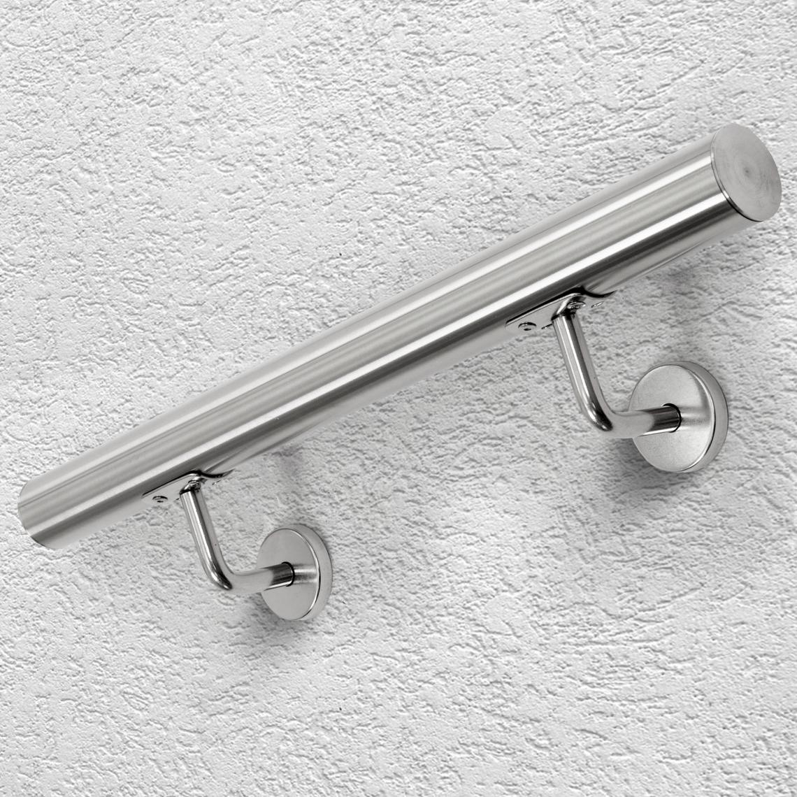 Ecd Germany - Main courante escalier en acier inoxydable rampe barre appui rambarde 60 cm - Escalier escamotable