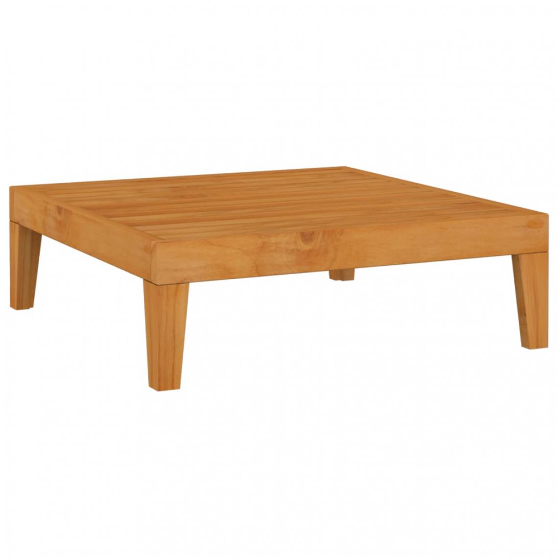 Vidaxl - vidaXL Table de jardin 68,5x68,5x24 cm Bois d'acacia massif - Ensembles canapés et fauteuils