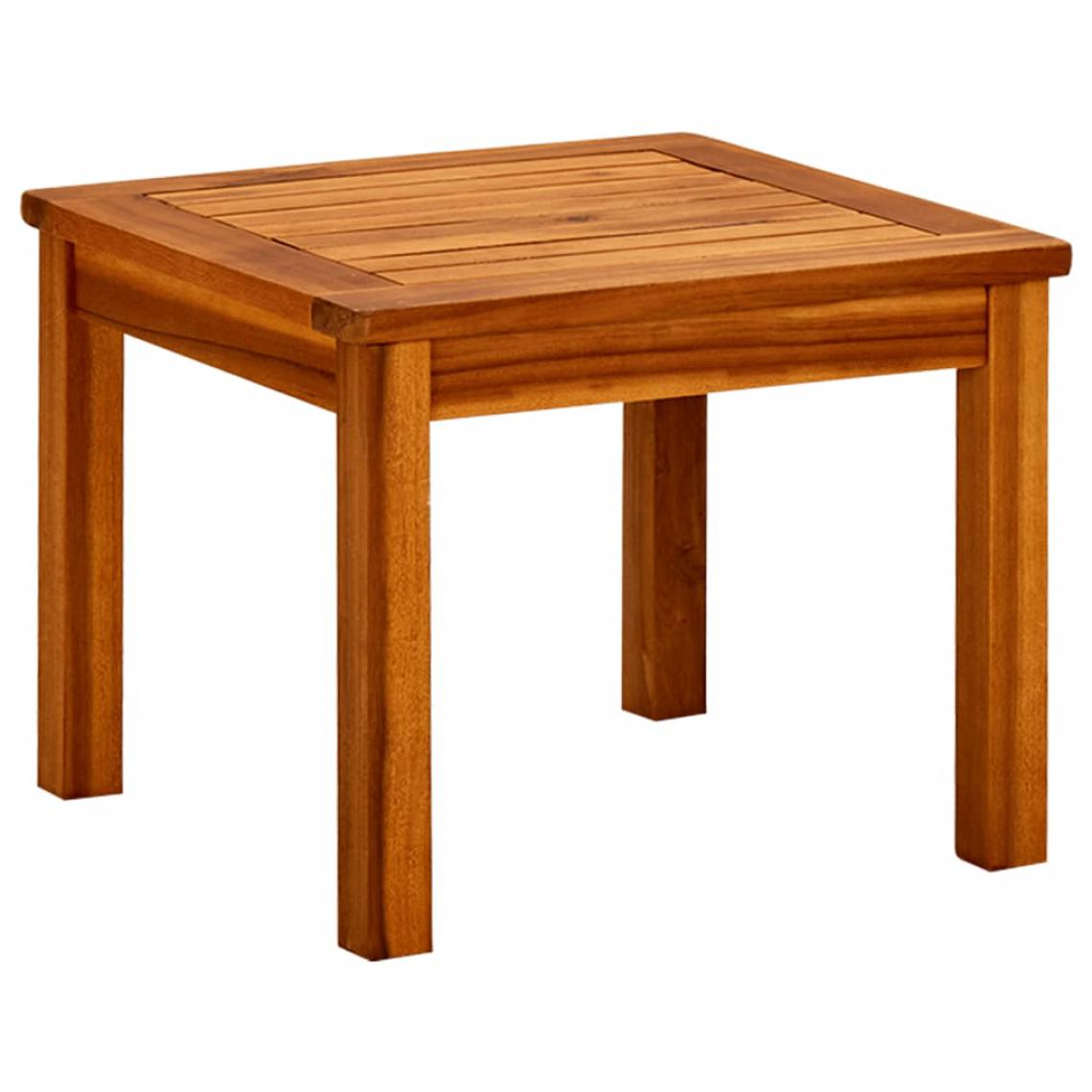 Vidaxl - vidaXL Table basse de jardin 45x45x36 cm Bois solide d'acacia - Tables de jardin