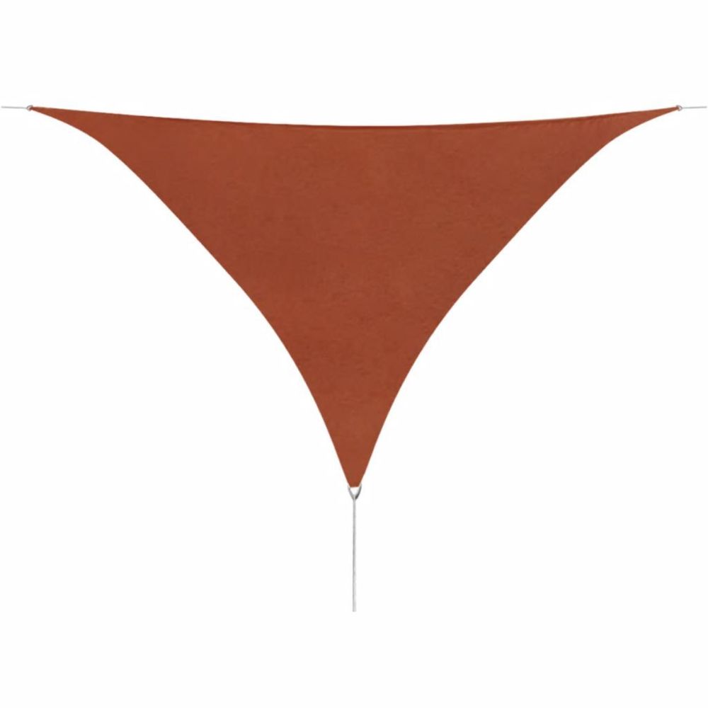 Uco - UCO Parasol en tissu Oxford triangulaire terracotta 3,6 x 3,6 x 3,6 m - Marquise, auvent