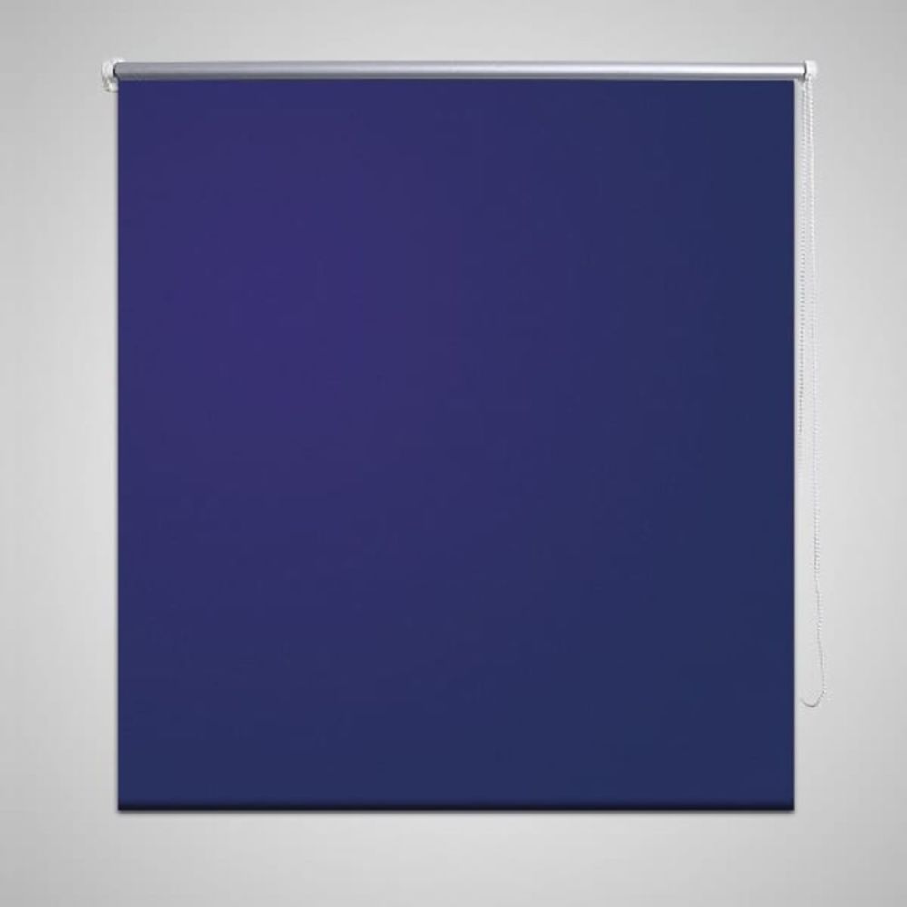 Uco - Store enrouleur occultant 100 x 230 cm bleu - Store banne