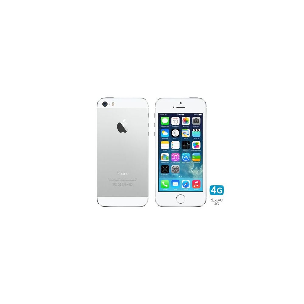 Apple - iPhone 5S 32 Go Argent - iPhone