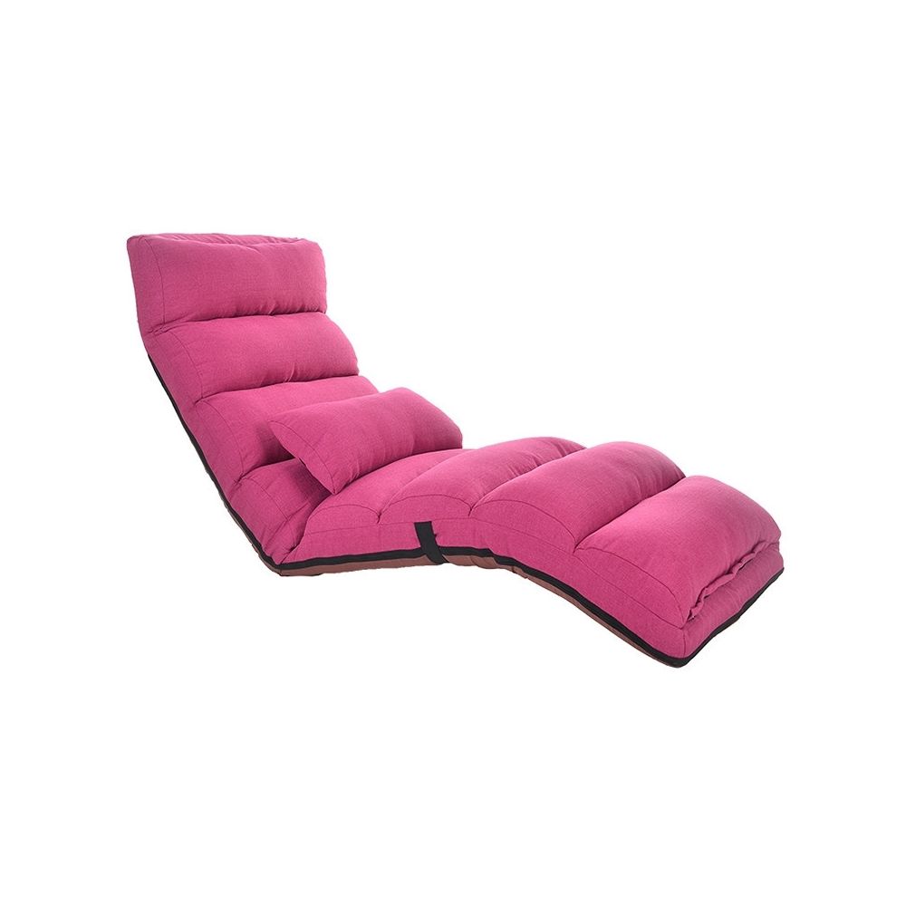 Wewoo - Fauteuil de loisir créatif C1 Lazy Couch Tatamiunique en son genreinclinablebaie vitréetaille 175x56x20cm Rose rouge - Transats, chaises longues