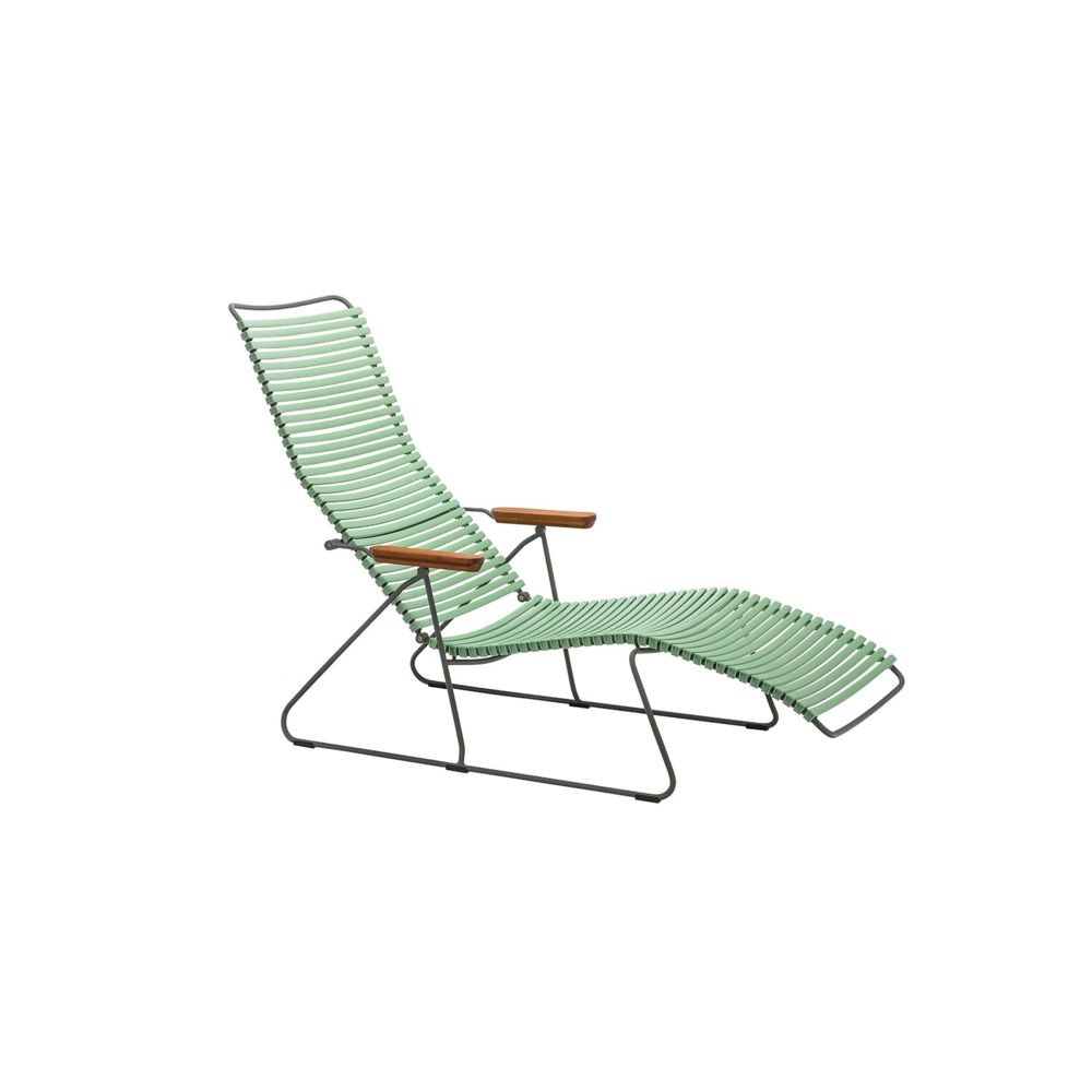 Houe - Chaise longue Click Sunlounger - vert - Chaises de jardin