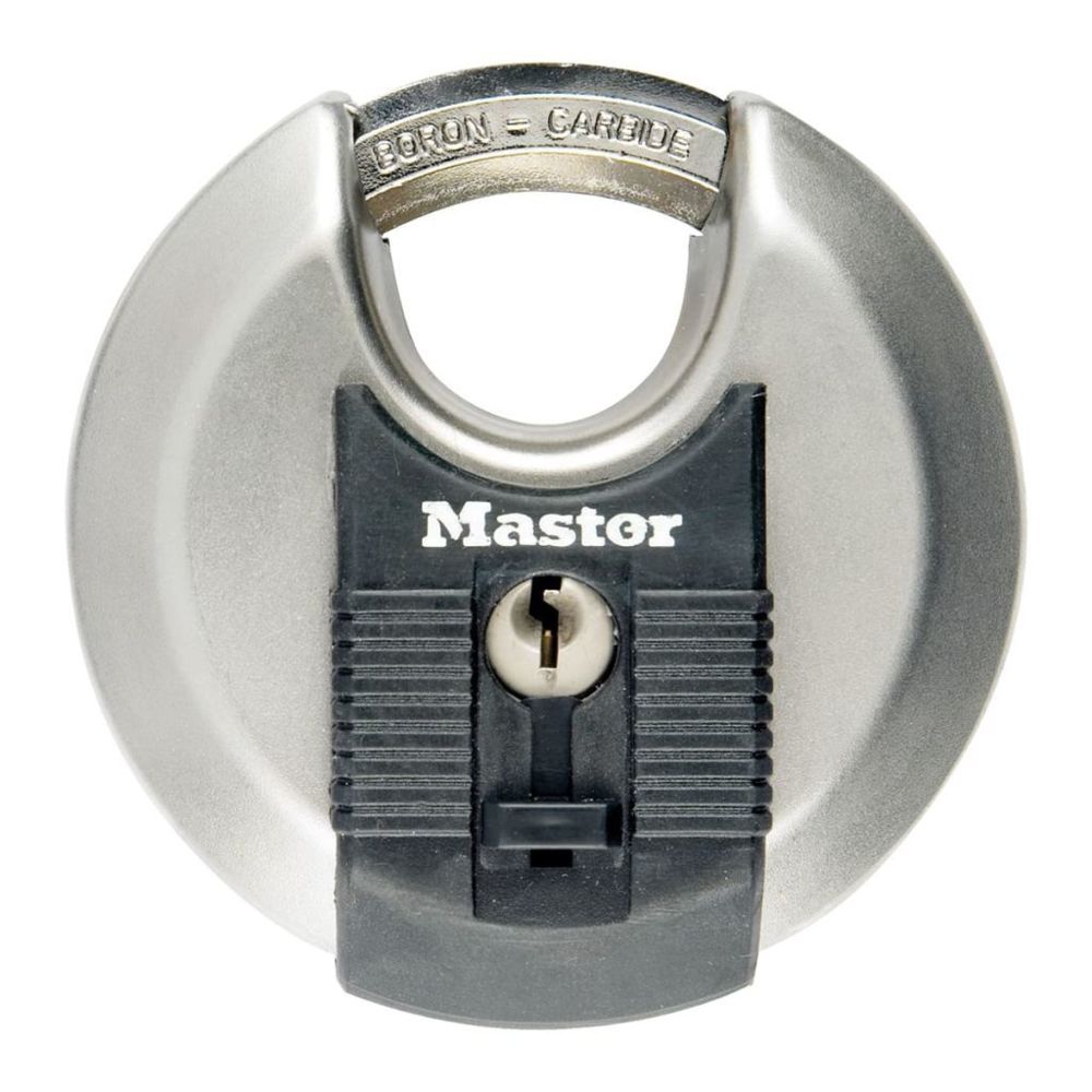 Master Lock - Master Lock Cadenas Disque Excell Acier inox 70 mm M40EURD - Bloque-porte