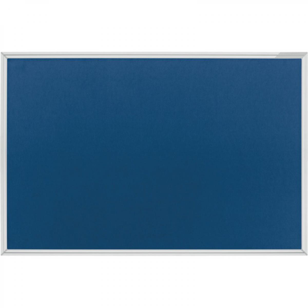 Magnetoplan - Tableau SP en textile bleu 900 x 600 mm - Visserie
