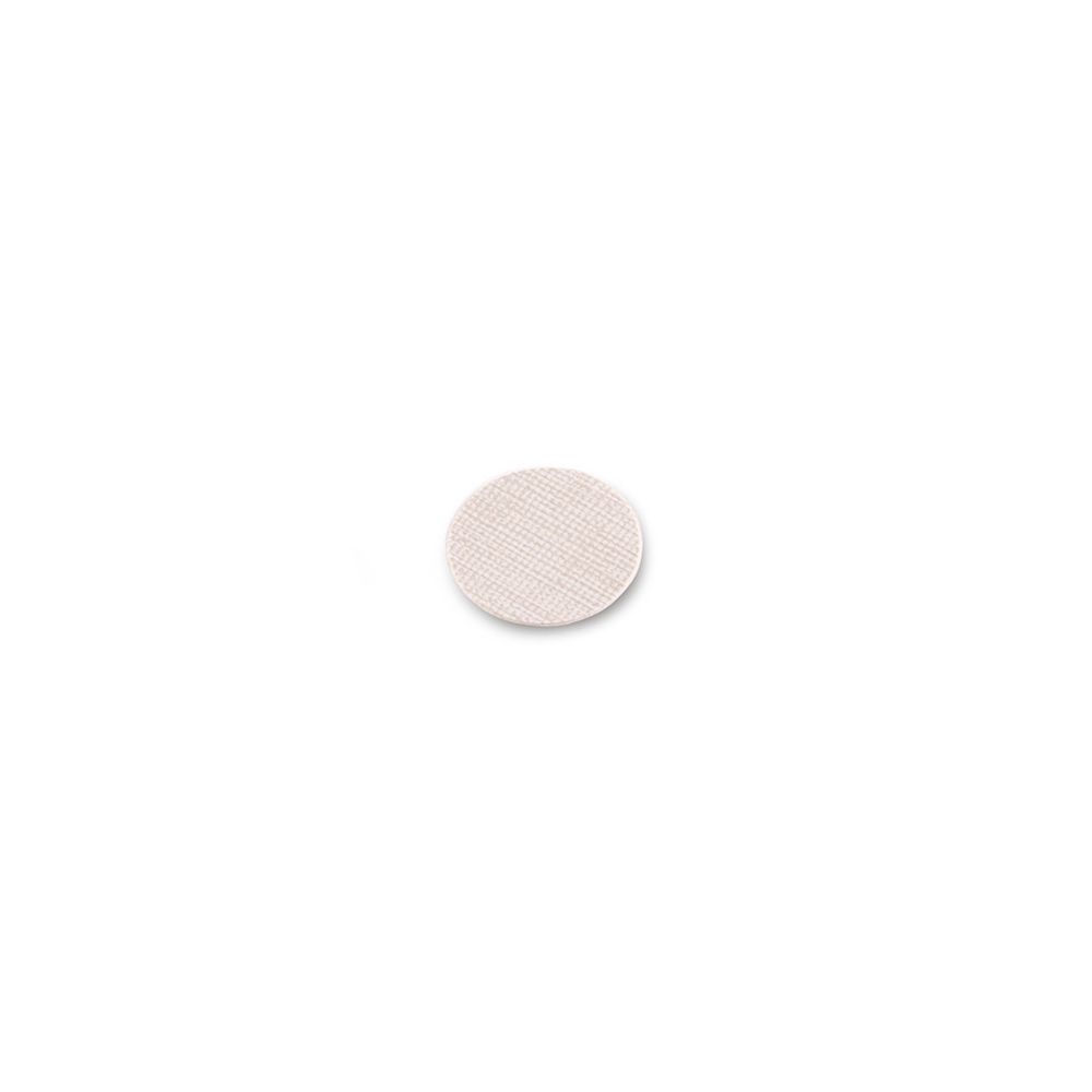 Emuca - Lot de 150 pastilles adhésives D. 20 mm en finition effet textile beige - 4026628 - Emuca - Visserie