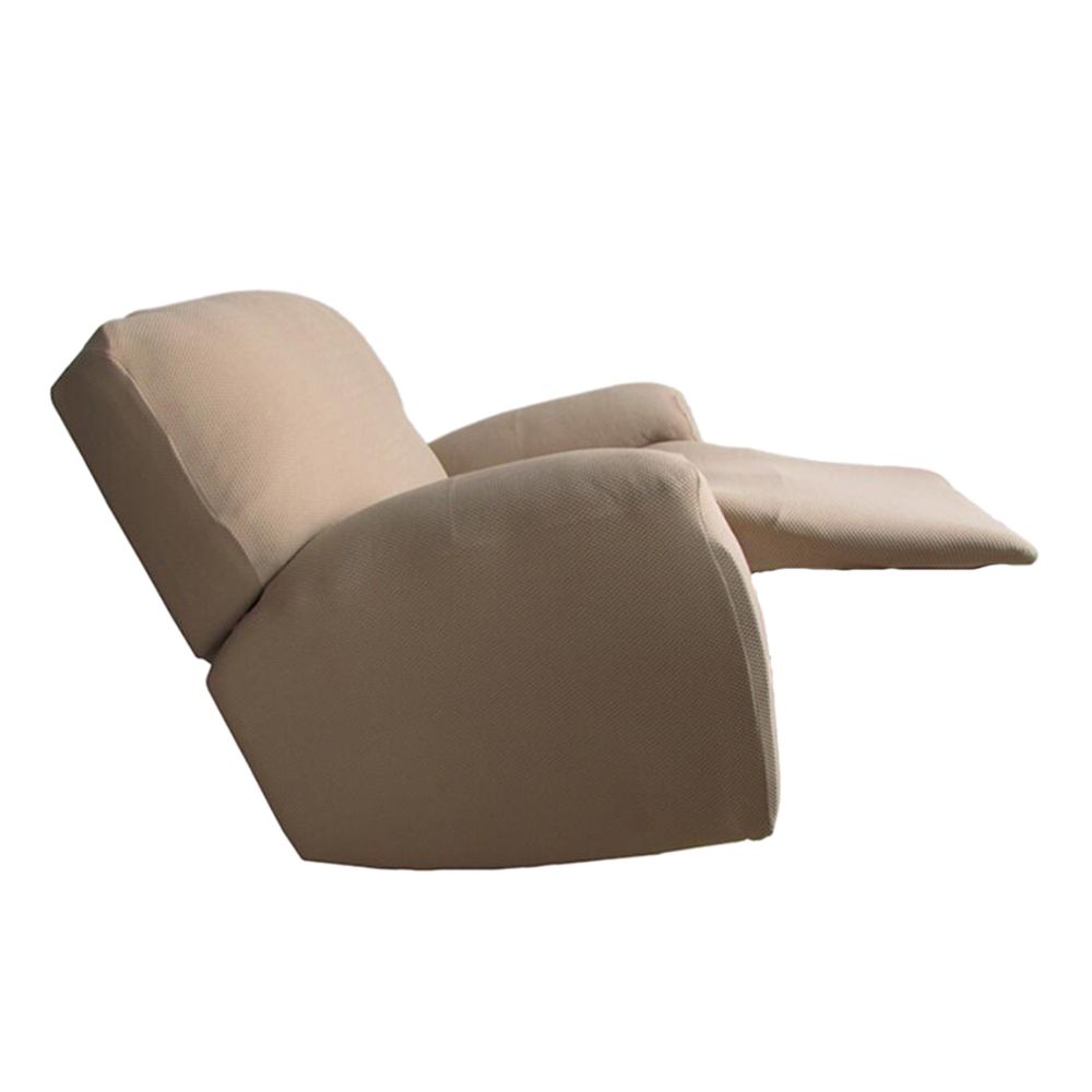 marque generique - housse stretch inclinable, chaise de salon housse de canapé bleu lac (daim) - Tiroir coulissant