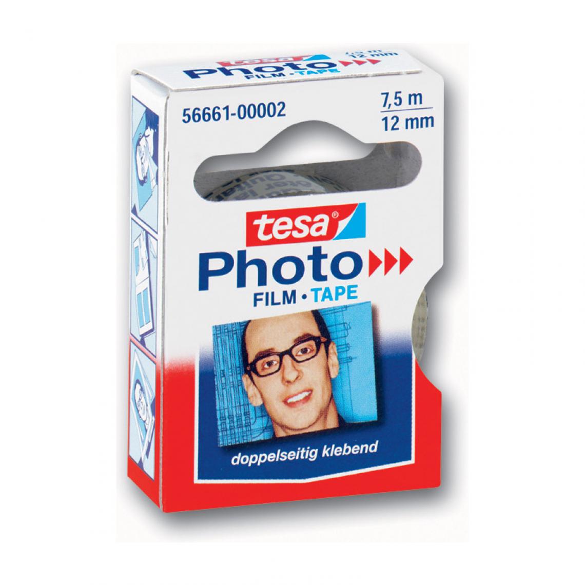 Tesa - tesa Photo Film, 12 mm x 7,5 m, transparent, paquet recharge () - Colles et pistolets à colle