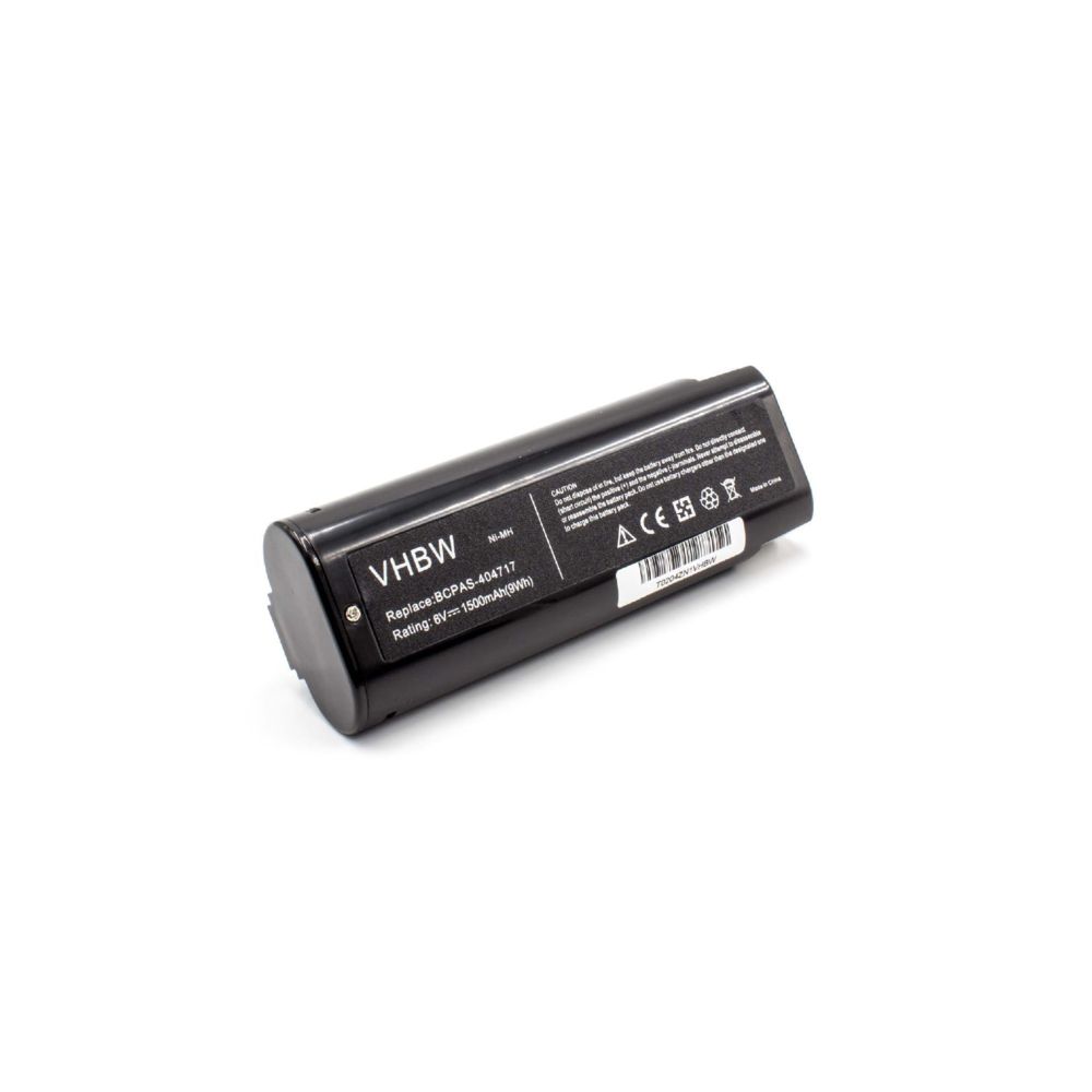Vhbw - vhbw NiMH batterie 1500mAh (6V) pour outil électrique outil Powertools Tools comme Paslode 404717, B20544E, BCPAS-404717, BCPAS-404717HC - Clouterie