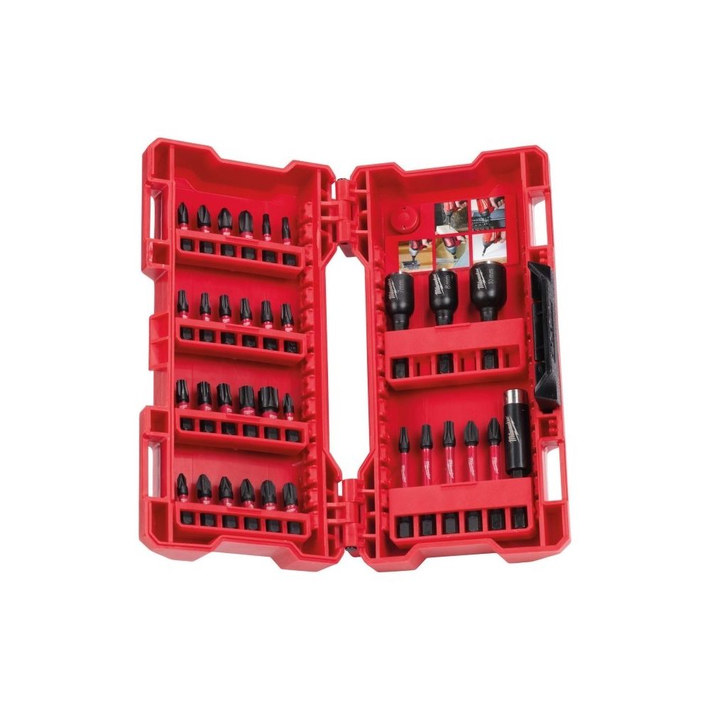 Milwaukee - Coffret 33 Embouts/Douilles Shockwave MILWAUKEE - 4932430905 - Coffrets outils