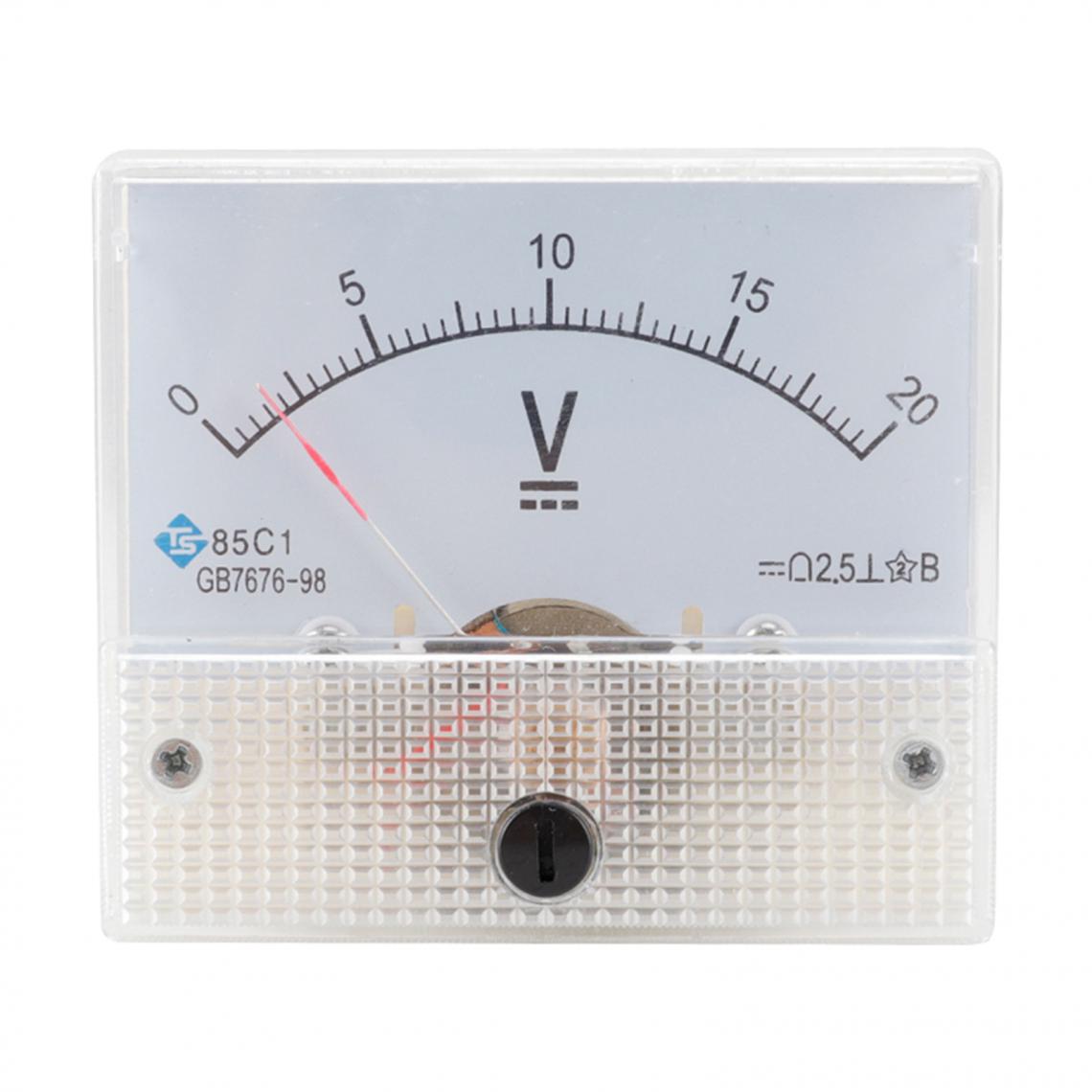 marque generique - 85C1 Voltmètre De Panneau Analogique Voltmètre DC Volt Voltmètre Jauge DC 0-500V - Mètres