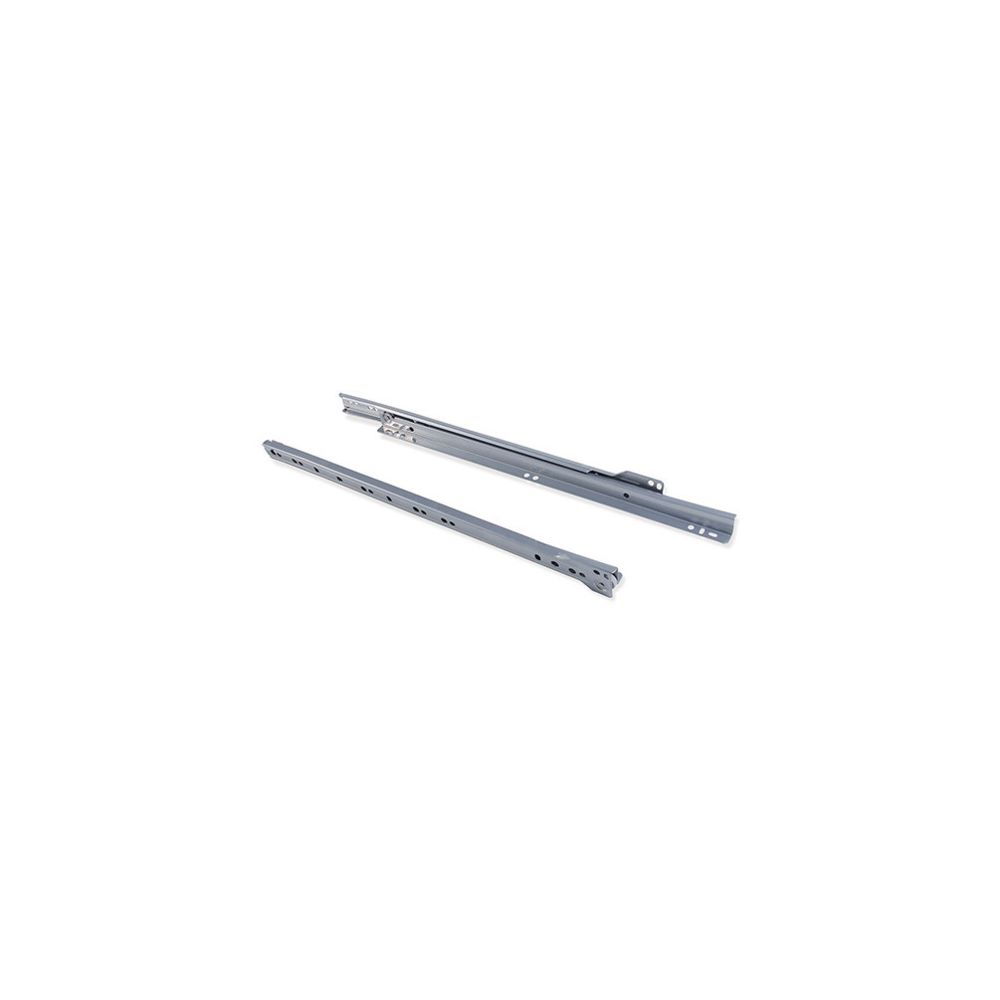Emuca - Lot de 5 paires de coulisses pour tiroir T30 à sortie partielle L 350 mm finition gris métallisé - 3007725 - Emuca - Glissière, coulisse de tiroir