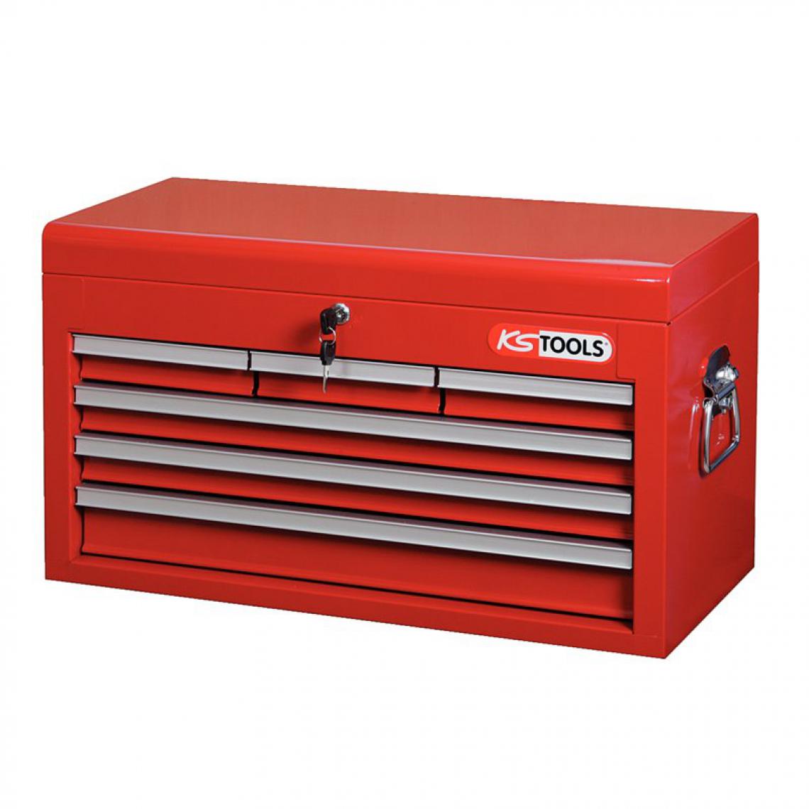 Ks Tools - Coffre à outils vide 6 tiroirs compatibles 890,0004 et 890,0007 - Boîtes à outils