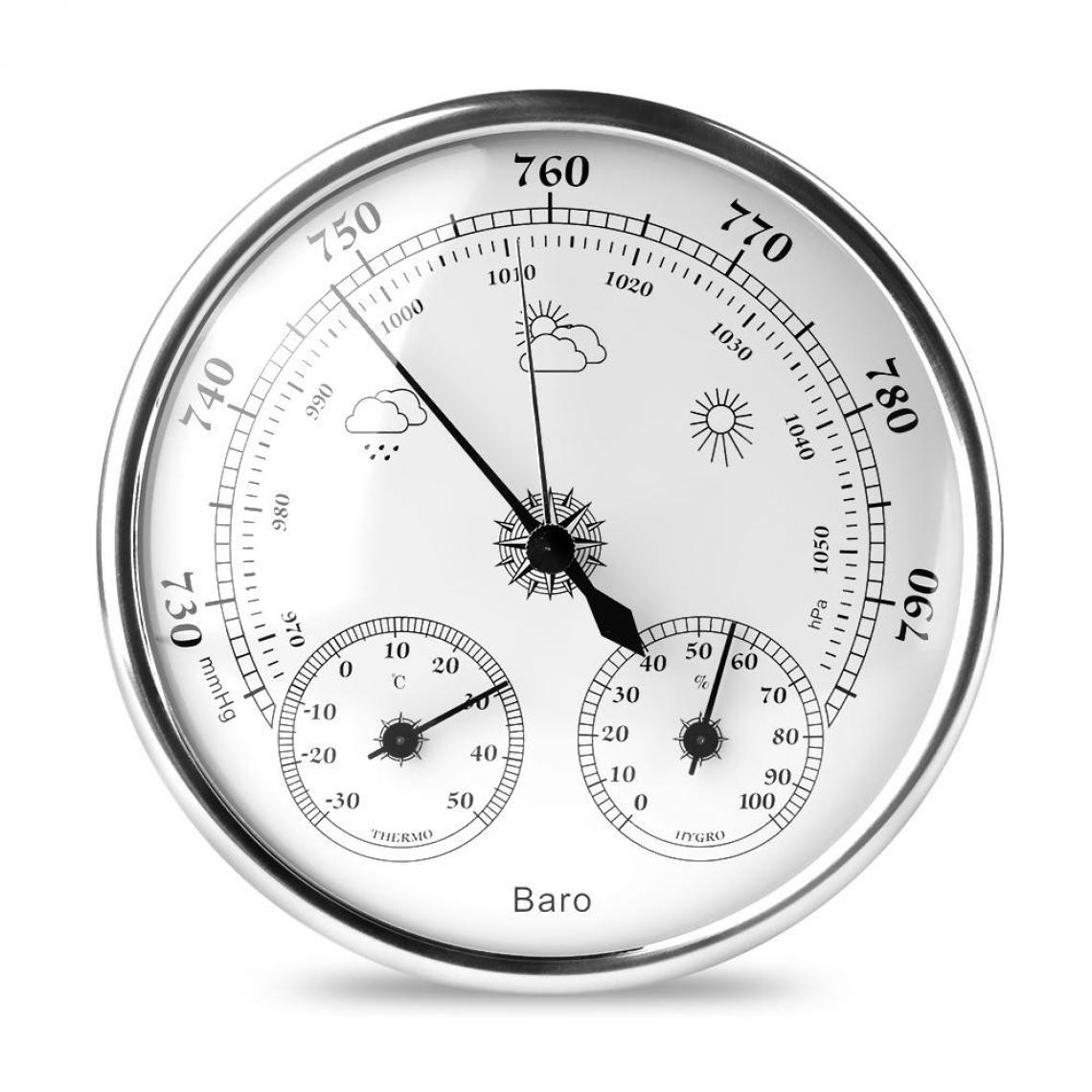 Wewoo - THB9392 Thermomètre Numérique Hygromètre Ménage Haute Précision Manomètre Air Météo Instrument Baromètre - Mesure électronique