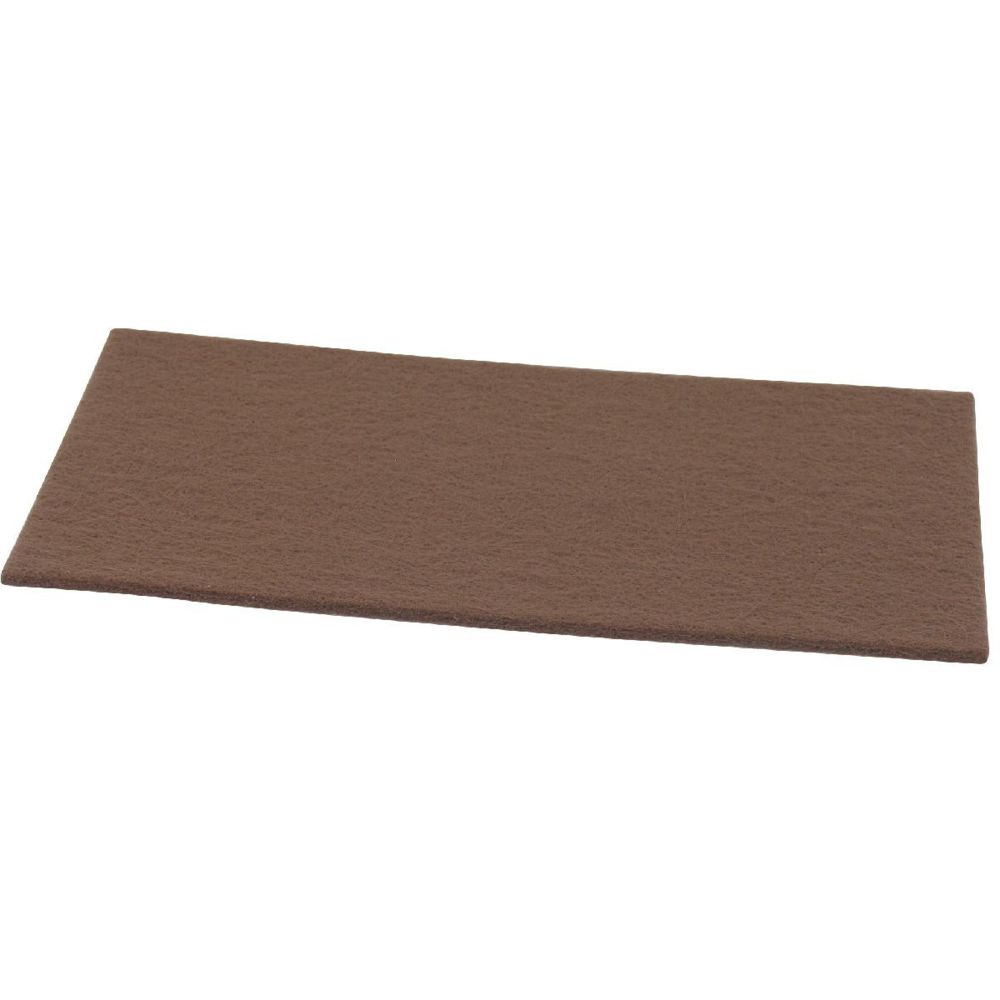 Daisif - Patin feutre laine marron Daisif Rectangulaire 215x170mm x10 - Pieds & roulettes pour meuble