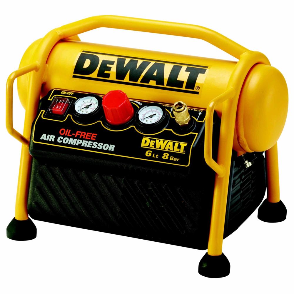 Dewalt - Compresseur 6L portable sans huile 230v DEWALT DPC6MRC - Compresseurs