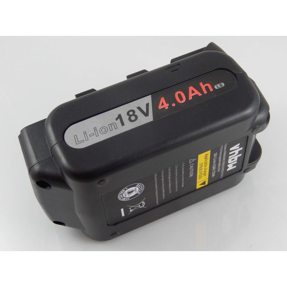 Vhbw - vhbw Li-Ion Batterie 4000mAh (18V) pour outils Panasonic EY4550 X, EY45A1 LS1G, EY45A1 X, EY45A2 LS comme EY9L50, EY9L51, EY9L52 - Clouterie