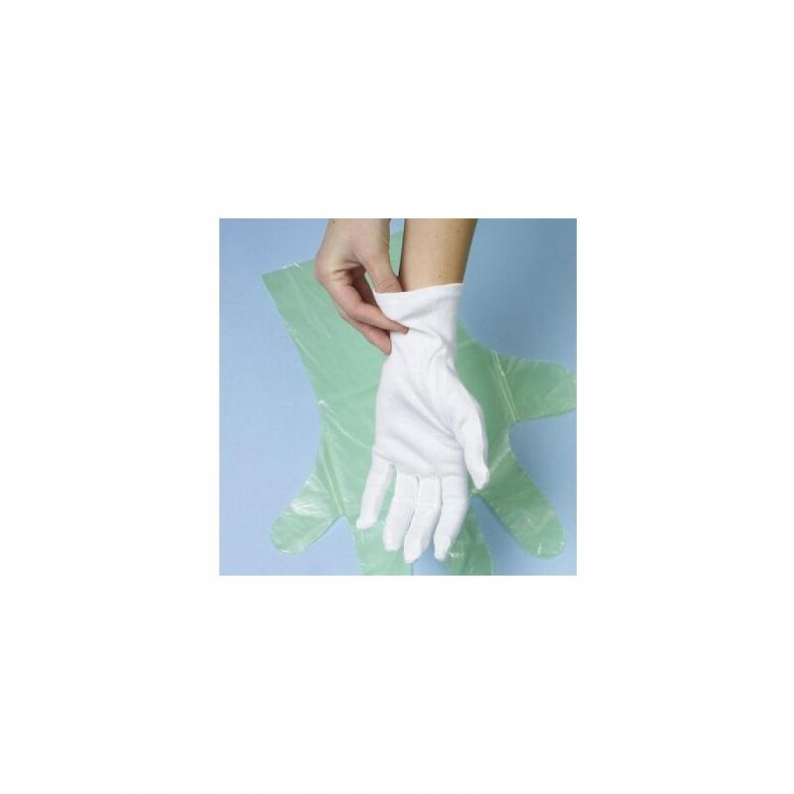PAPSTAR - PAPSTAR Gant en coton, taille: L, par 12, blanc () - Protections pieds et mains