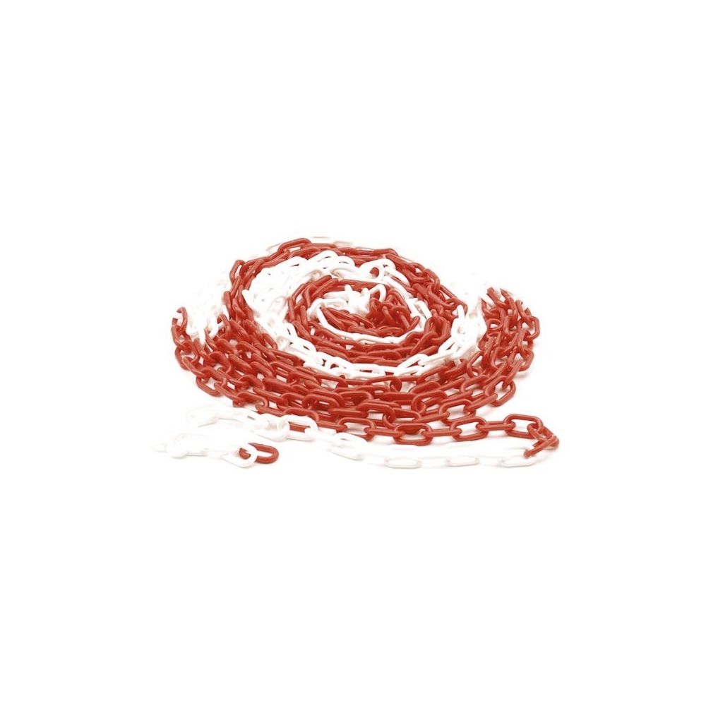 Perel - Chaine rouge/blanc - 10 m - Extincteur & signalétique