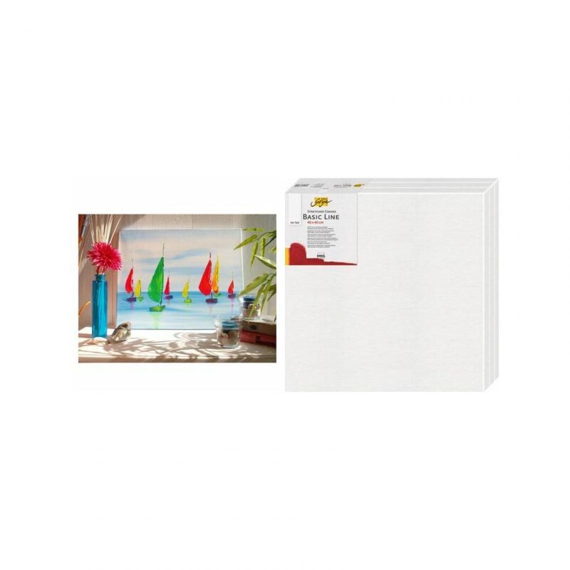 Kreul - KREUL Kit de châssis à toile SOLO BASIC LINE, 150 x 150 mm () - Outils et accessoires du peintre