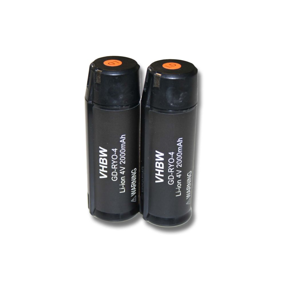 Vhbw - Lot de 2 batteries vhbw 2000mAh pour outils Ryobi RP4900, TEK 4, TEK4, Ryobi AP4001, Ryobi CSD42l, Taille-haie Ryobi RGS410. Remplace: Ryobi AP4001. - Clouterie