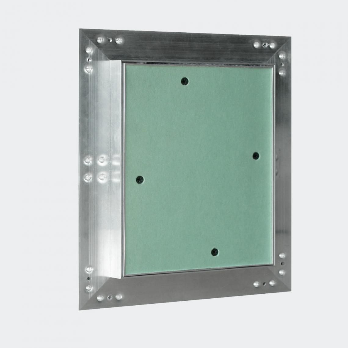 MercatoXL - Panneau d'accès cadre aluminium inspection de plaques de plâtre 30x30cm porte Alu - Echelles