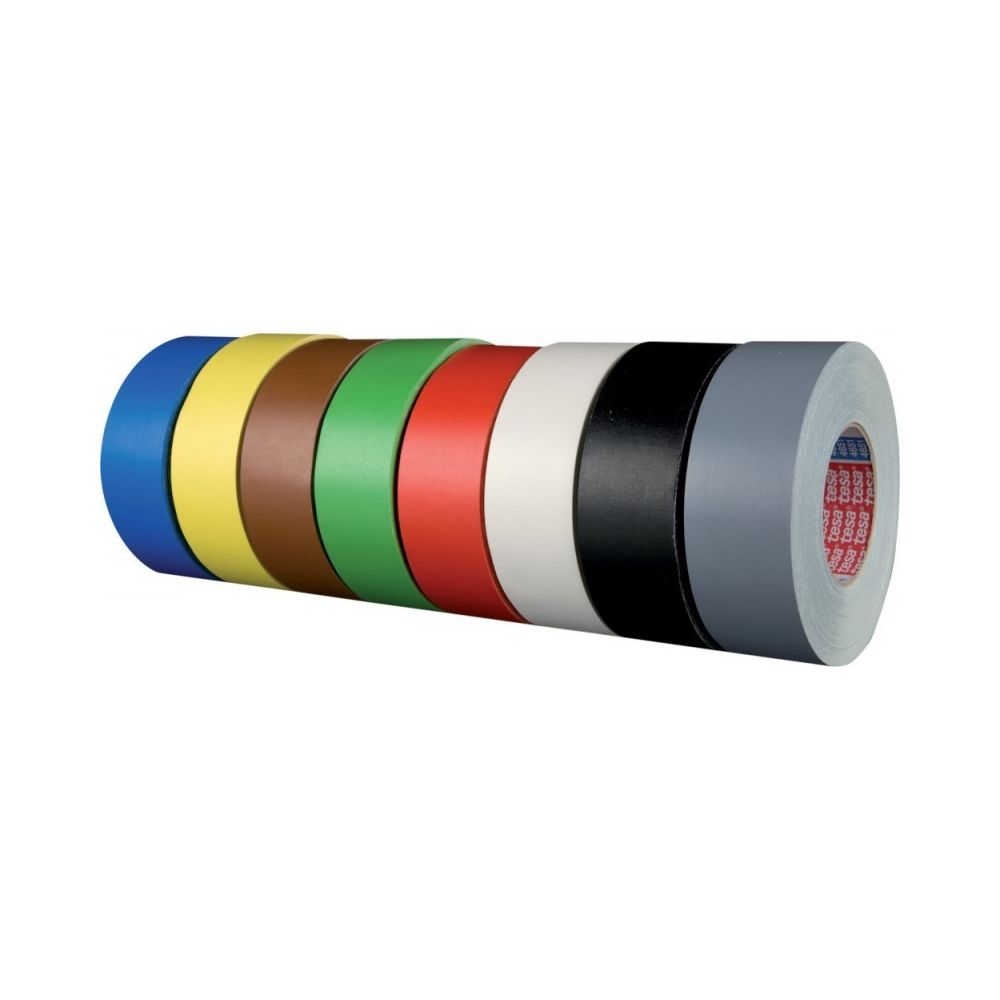 Tesa - Tesa ruban vinyle 4651 Premium, 50 mm x 25 M, Noir (Par 6) - Colle & adhésif