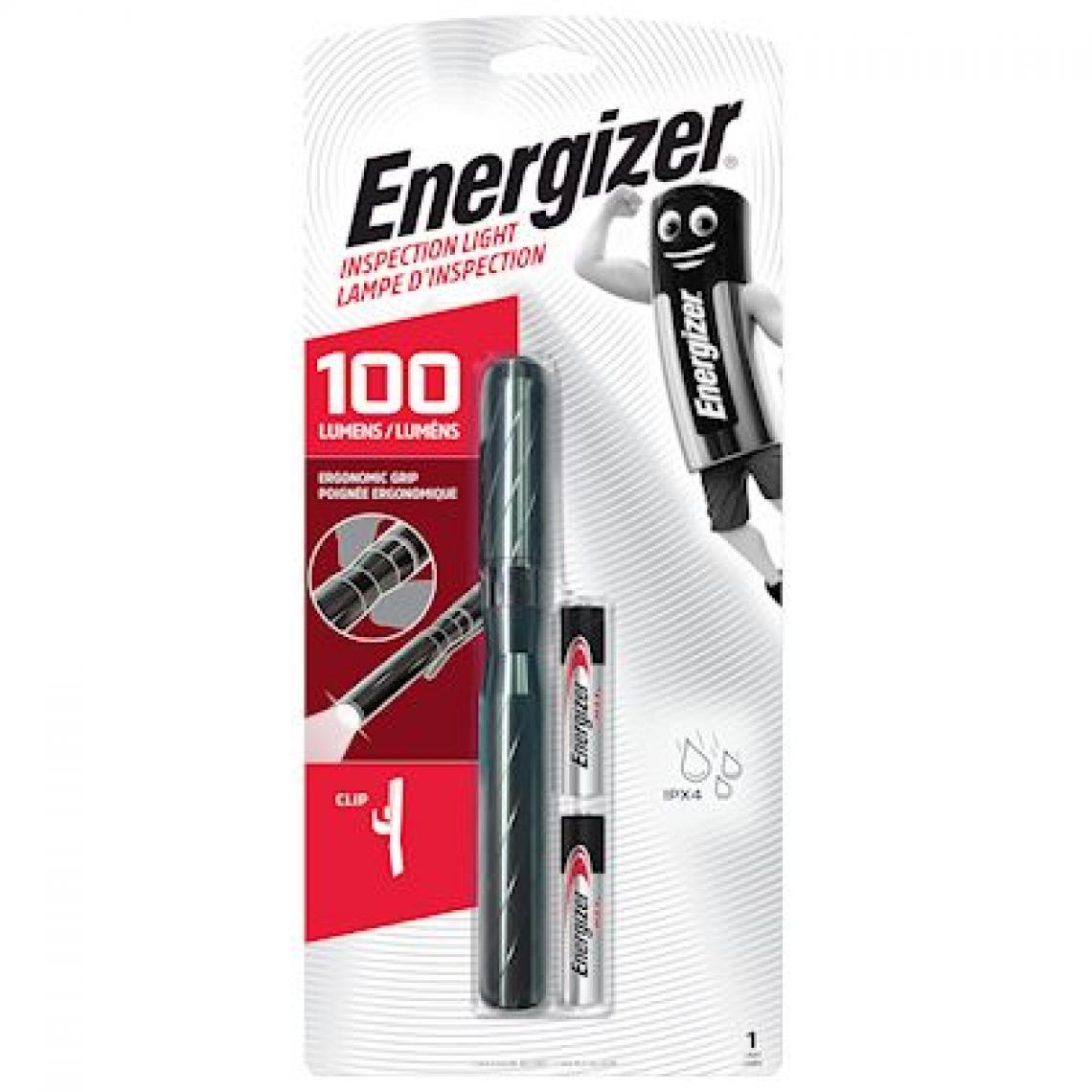 Energizer - torche d'inspection en métal - energizer 2aaa - piles incluses - energizer 430295 - Lampes portatives sans fil