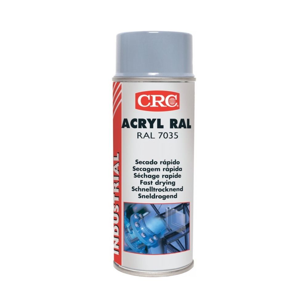 Crc - Acrylique RAL 7035 gris clair 400ml aérosol (Par 6) - Pointes à tracer, cordeaux, marquage