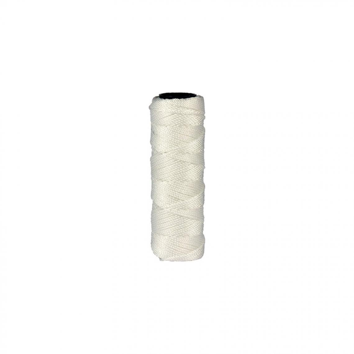 marque generique - Cordeau nylon 1,3mm blanc 50m - Corde et sangle