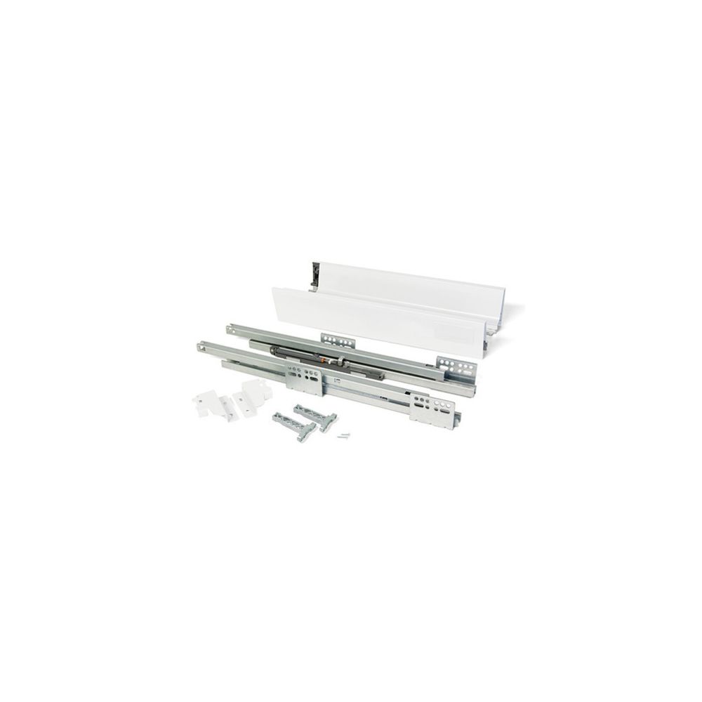 Emuca - Kit de tiroir Vantage-Q hauteur 83 mm et profondeur 450 mm finition blanc - 3015512 - Emuca - Glissière, coulisse de tiroir