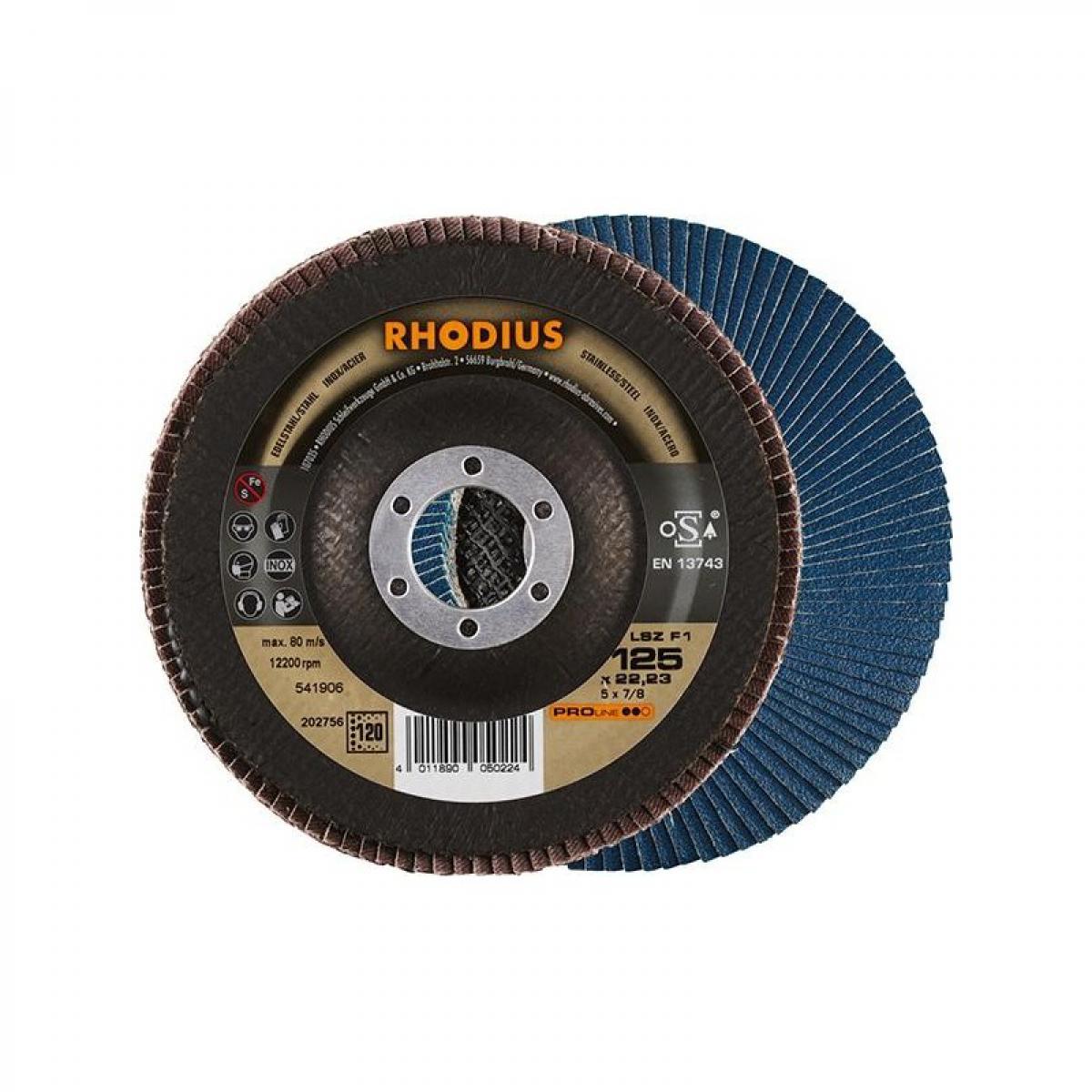 Rhodius - Disque à lamelles LSZ F1125mm K 120 Rhodius - Abrasifs et brosses