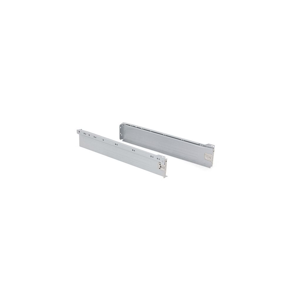 Emuca - Kit de tiroir Ultrabox hauteur 86 mm et profondeur 500 mm finition gris métallisé - 4387725 - Emuca - Glissière, coulisse de tiroir