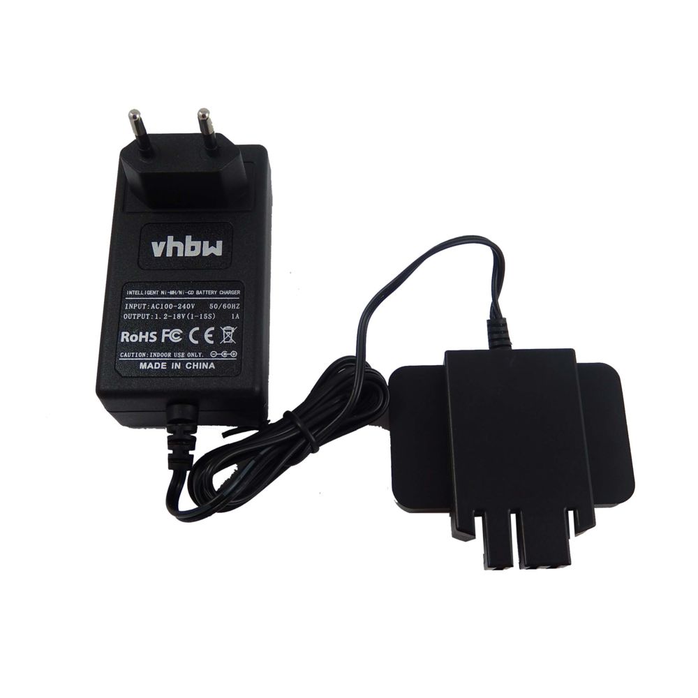 Vhbw - vhbw Chargeur d'alimentation 220V pour outil Milwaukee PAS 14.4 Power Plus, PCG 14.4, PCS6T, PDD 12 X, PES 12 T, PES 14.4 T, PES 7.2T - Clouterie