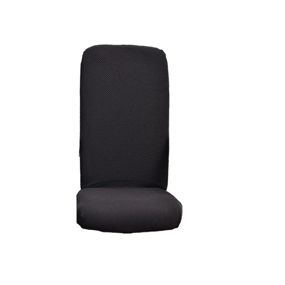 marque generique - épaissir la housse de chaise confortable siège de bureau chaise pivotante glissière noir - Tiroir coulissant